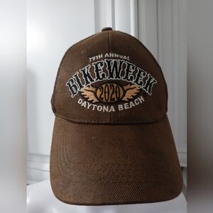 79th Annual Bike week 2020 Daytona Beach Fl. Mesh back trucker hat cap